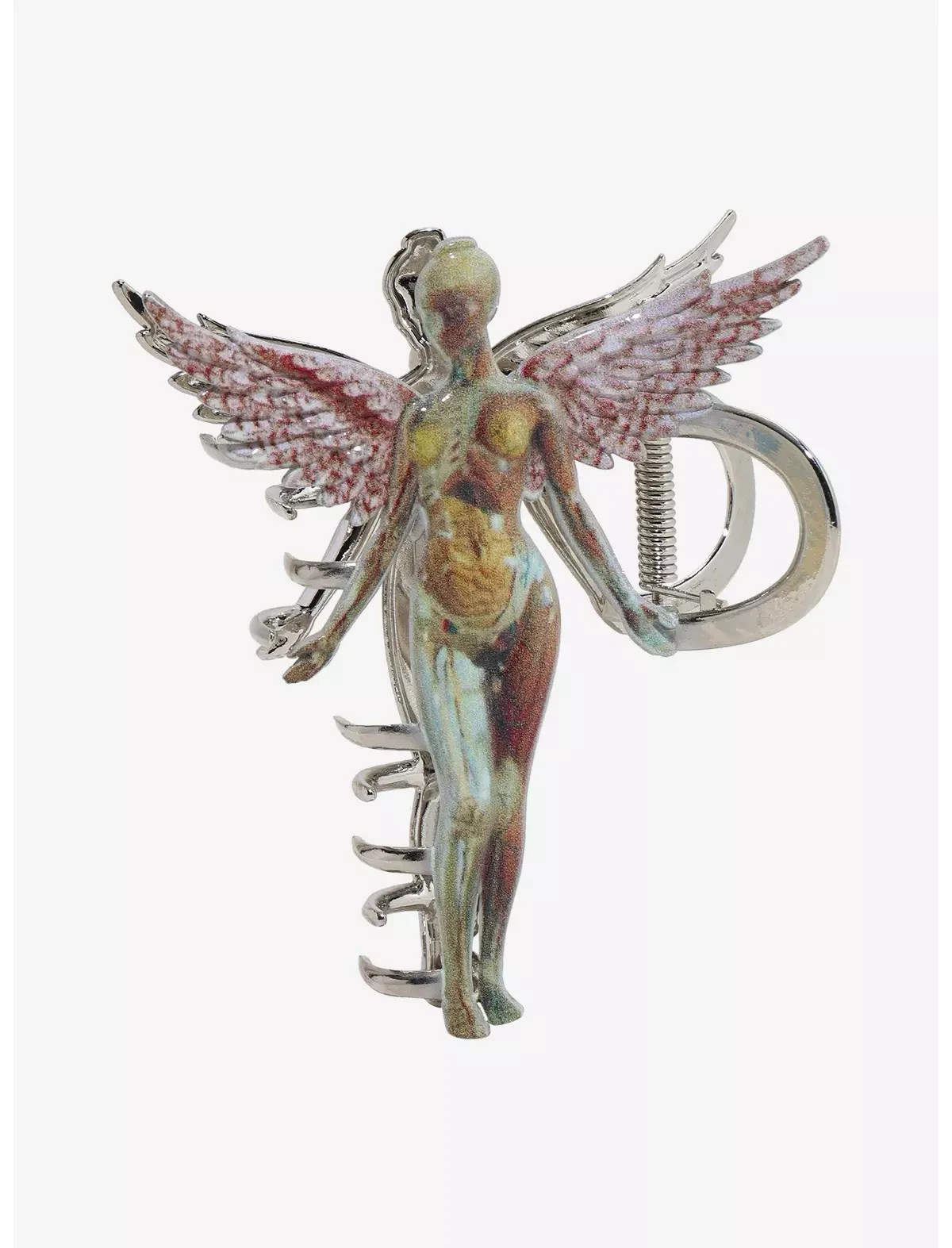 Nirvana In Utero Angel Claw Hair Clip Metal Accessory Cobain Brand New