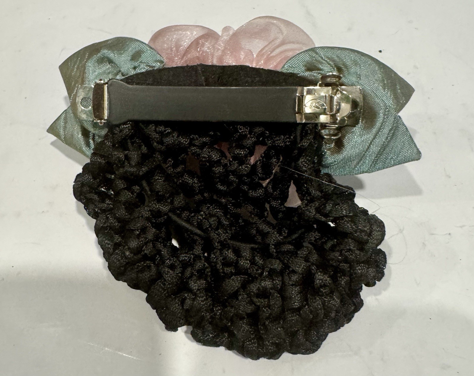 Ribbon Flower Hairgrips Lace Bow Hair Net Hair Bun Wedding Hair Accessories