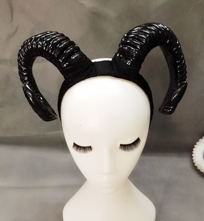 Sheep Horn Ear Hair Hoop Headband Original Manual Aries Cosplay Hair Accessory