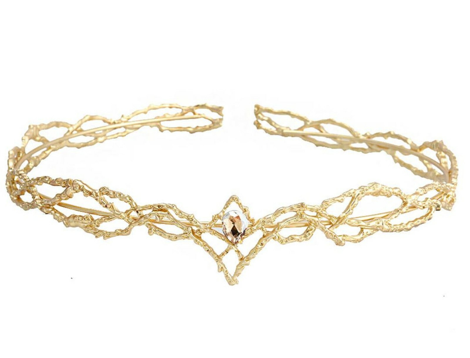 King Queen Imperial Royal Gold Silver Celtic Crown Tiara Hair Head Band Circlet