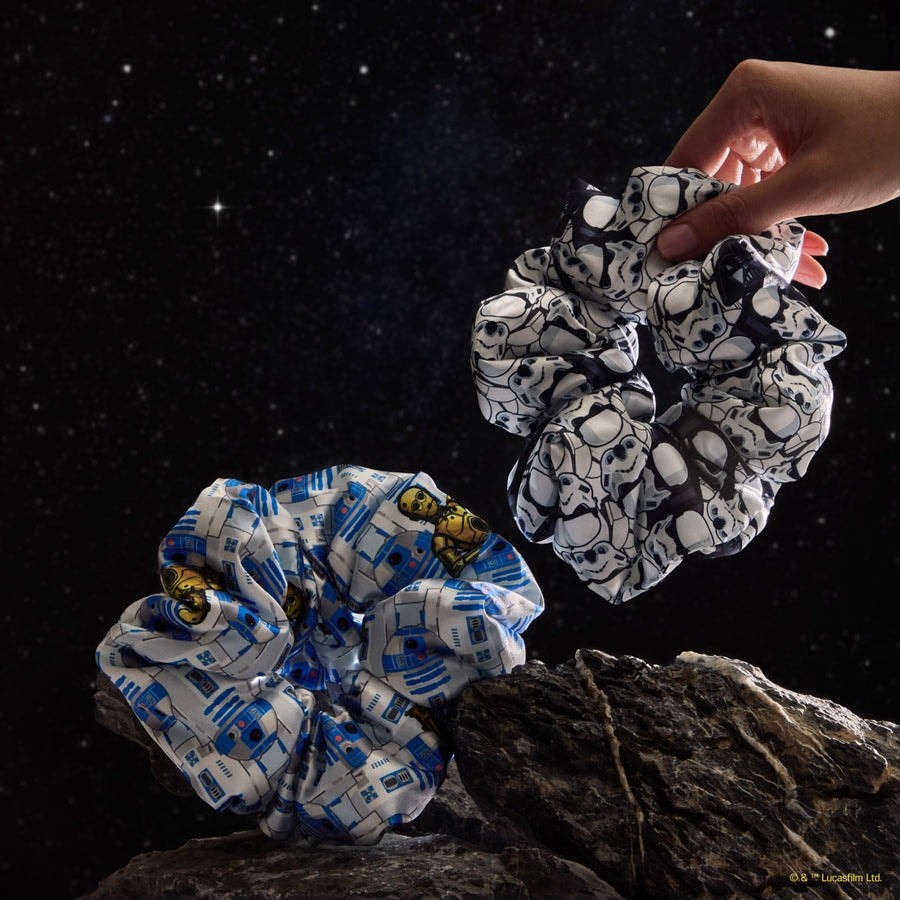 Kitsch x Star Wars Pillow Scrunchies in Satin NIB