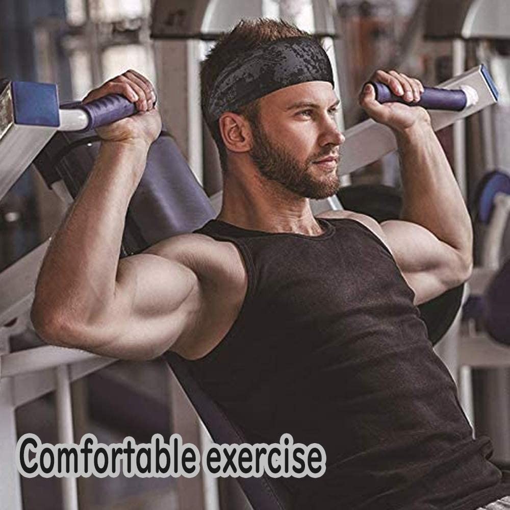 Sports Headband Sweatbands Running Gym Workout Fitness Hairband for Men Women
