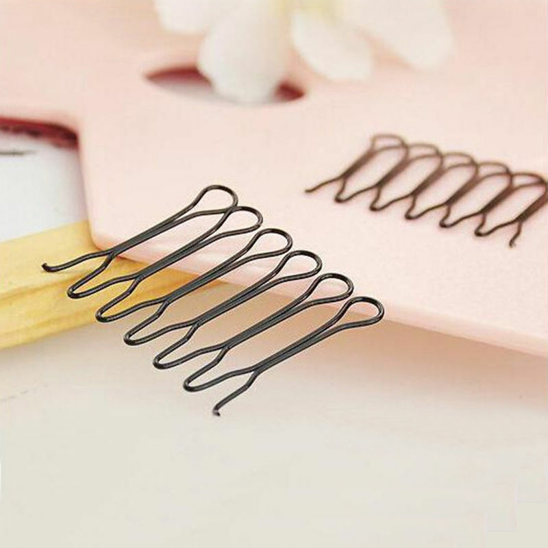 10pcs New Black Fringe Lnvisible Hair Clip Comb Hairpin Bobby Pin Headband