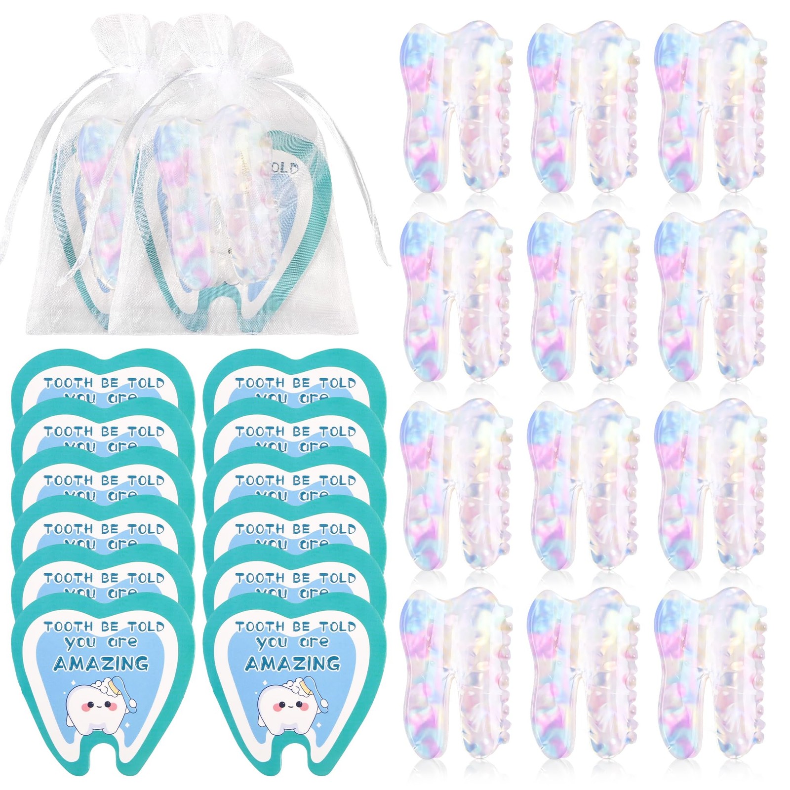 12 Pcs Dental Gifts for Dentist Include 12 Claw 1 Count (Pack of 1),
