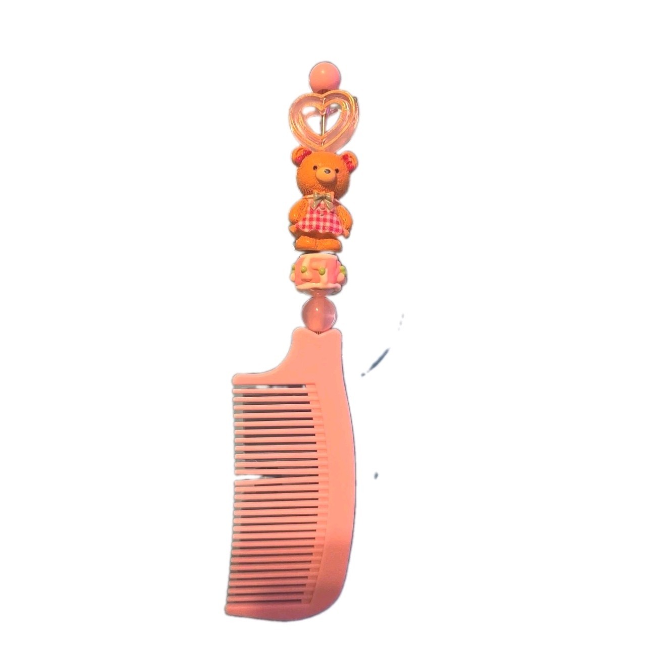 beaded hair combs
