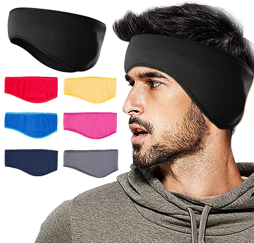 Winter Fleece Ear Mask Warmer Headband for Men Women Cold Weather Outdoor Sports
