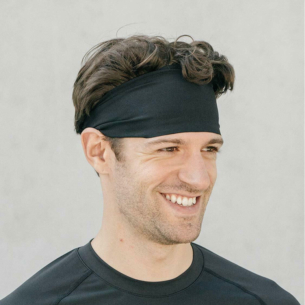 Width Headband Moisture Wicking Sweatbands for Workout Running Yoga Bike Helmet