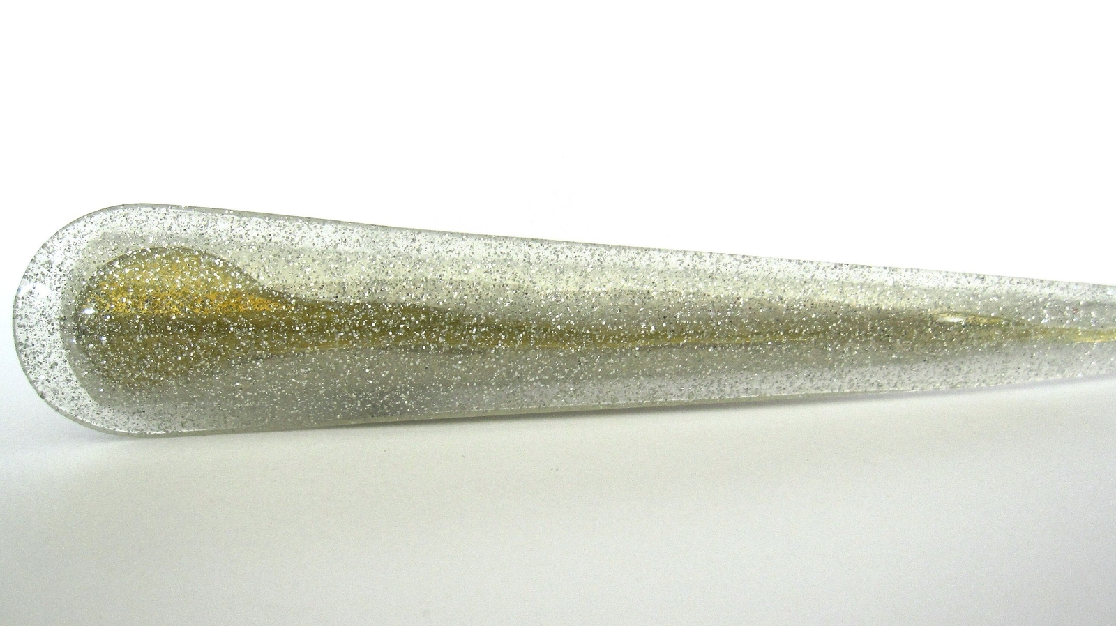 Silver gold glitter acrylic and metal alligator hair claw clip clamp