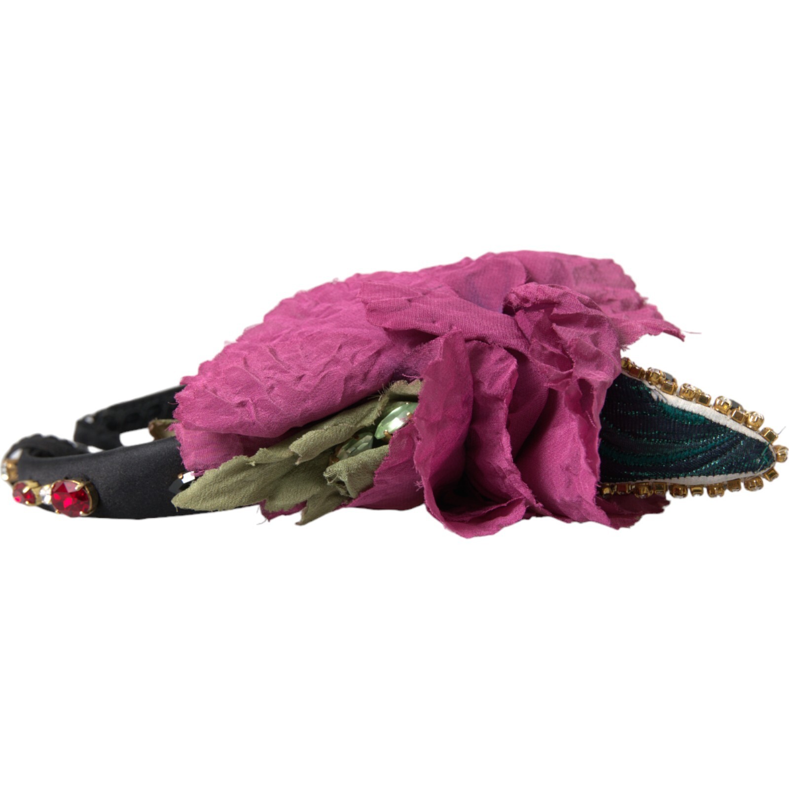 DOLCE & GABBANA Diadem Red Watermelon Cherry Crystal Hairband Statement 3600usd