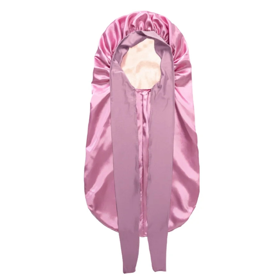 Women Silk Nightcap Suitable for All Hair Styles Large Long Satin Soft Hat for P