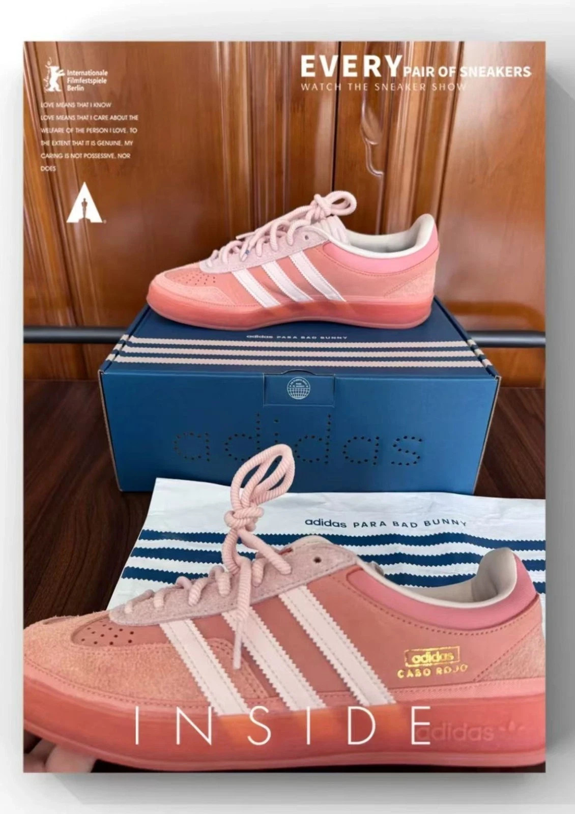 ADIDAS bad bunny gazelle indoor Sneackers