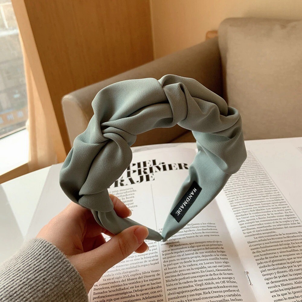 2022 Fashion Hair Hoop Hair Bands for Women Girls Flower Solid Color Freeshpping