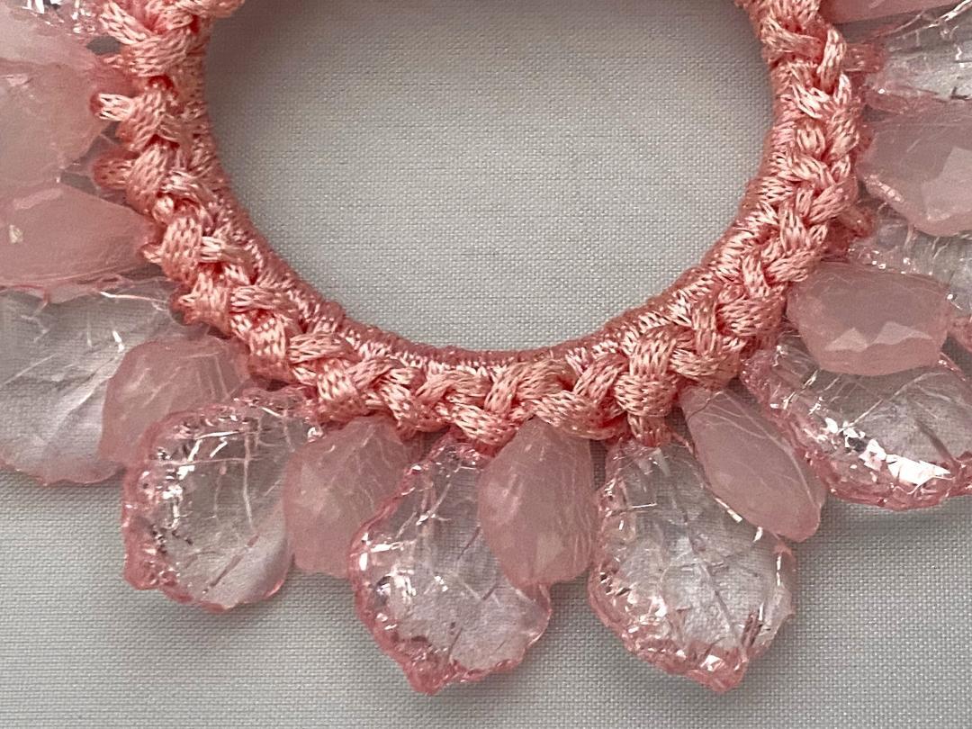PONYTAIL HAIR HOLDER DANGLING ACRYLIC TEARDROPS SELECT COLOR FREE USA SHIPPING