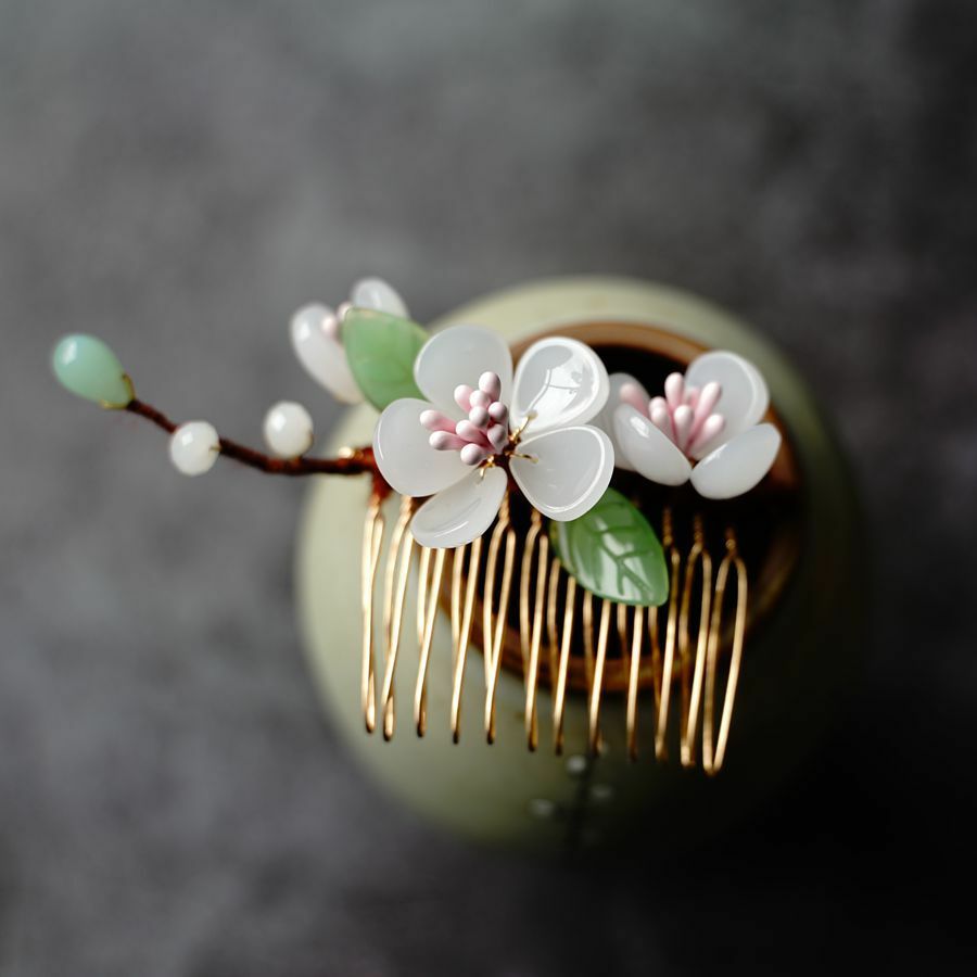 Chinese Retro Hair Comb Girl Ancient Ornament Headdress Hanfu Cheongsam Jewelry