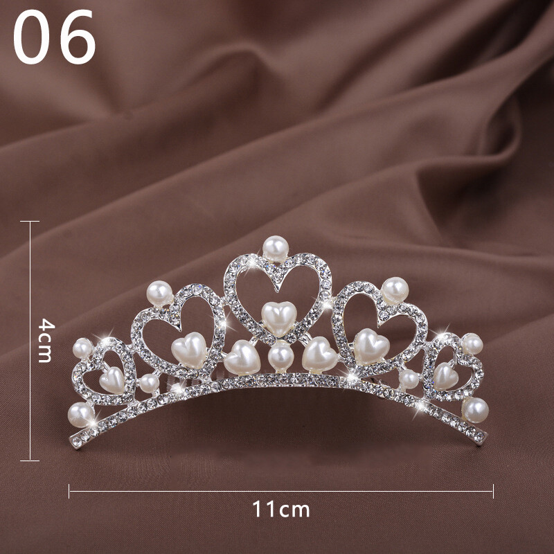 Hair Jewelry Crystal Bridal Tiaras Princess Crown For Women Wedding Bridal Comb