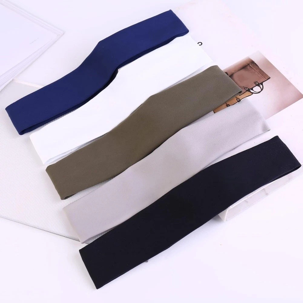 5 Pack Sports Headbands for Men & Women, Moisture Wicking Workout Sweatbands US
