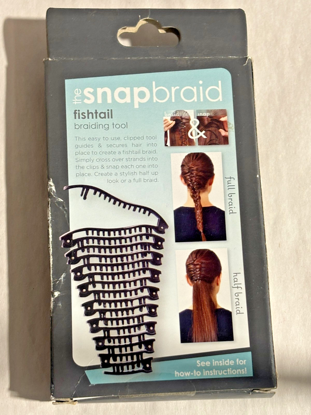 The SnapBraid Fishtail Braiding Tool Hair Clip Set w/ Box (See Details)