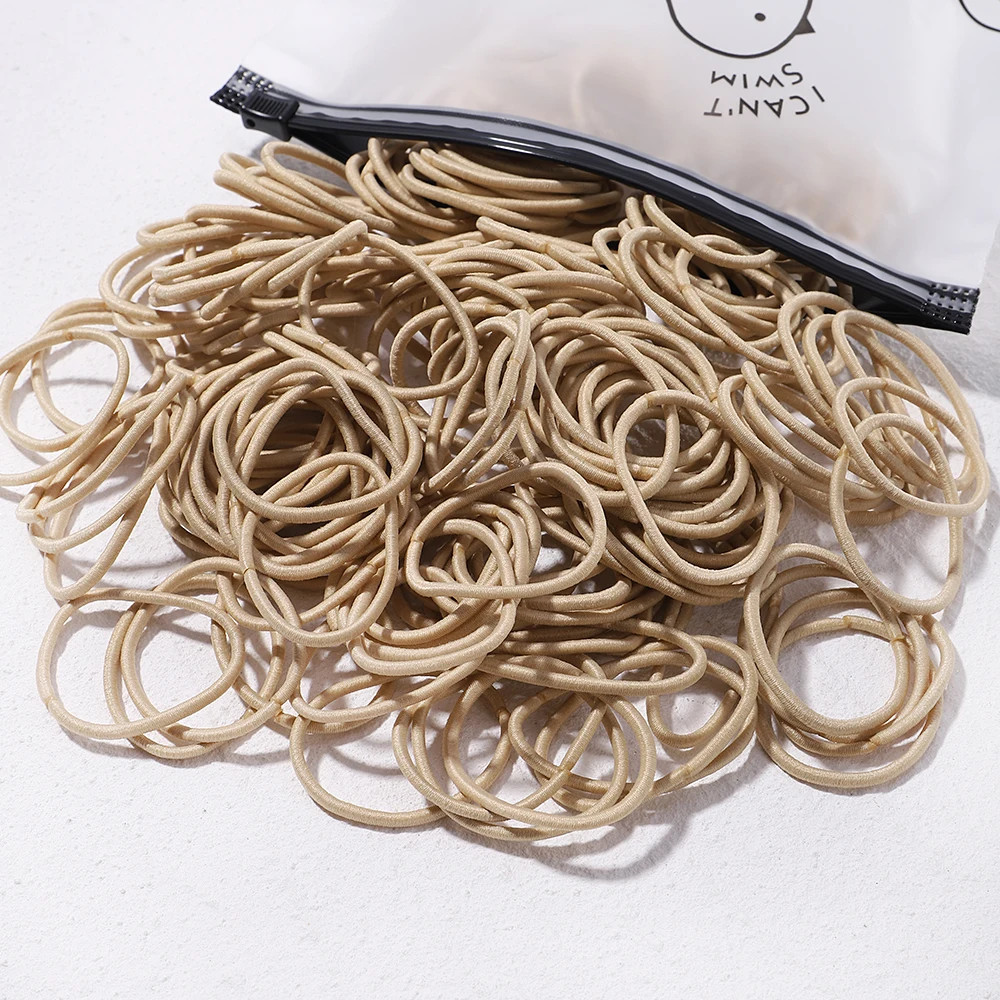 30/50/100 Pcs Girls Big Rubber Band Ponytail Holder Elastic Hair Bands Korean