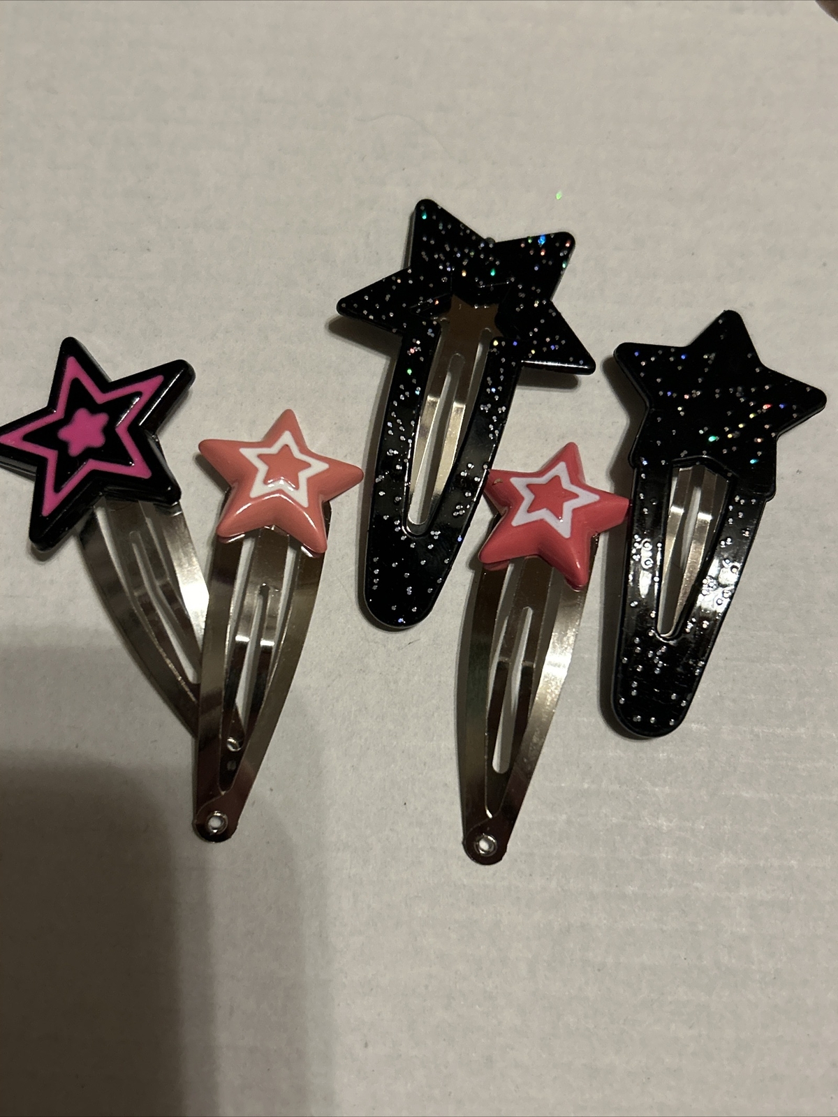 5 Assorted Hair Clip Punk Metal Hair Grip Women Hair Claw Star Accessories