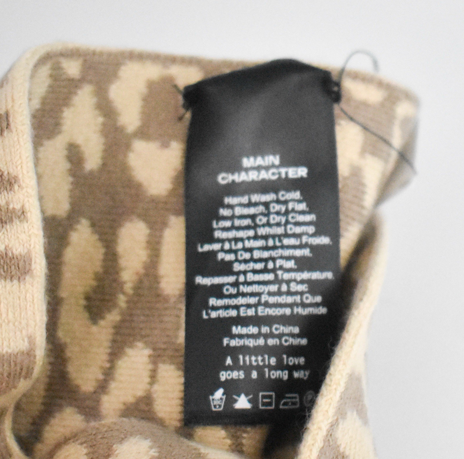 Aritzia Main Character Cheetah Leopard Pattern Fabric Head Wrap Headband NWT!