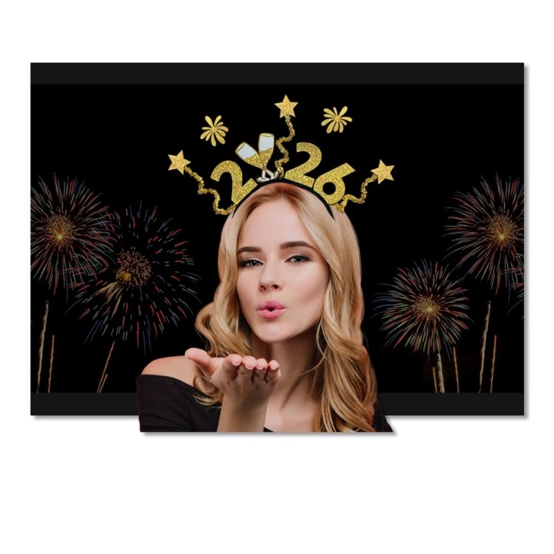 Comfortable Star Hairband Themed Headwear For New Year 2026 Special Occasion