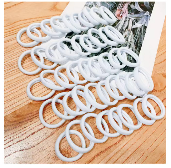 100 pieces of black and white hair bands, women’s hair bands, high-elasticity