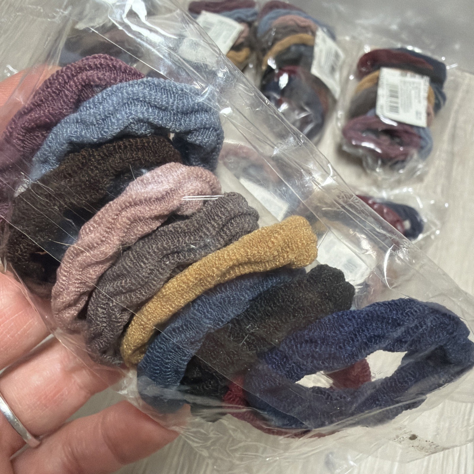 9 X 10pcs Men Women Hair Ties Soft Seamless Hair Bands Fr Thick Thin
