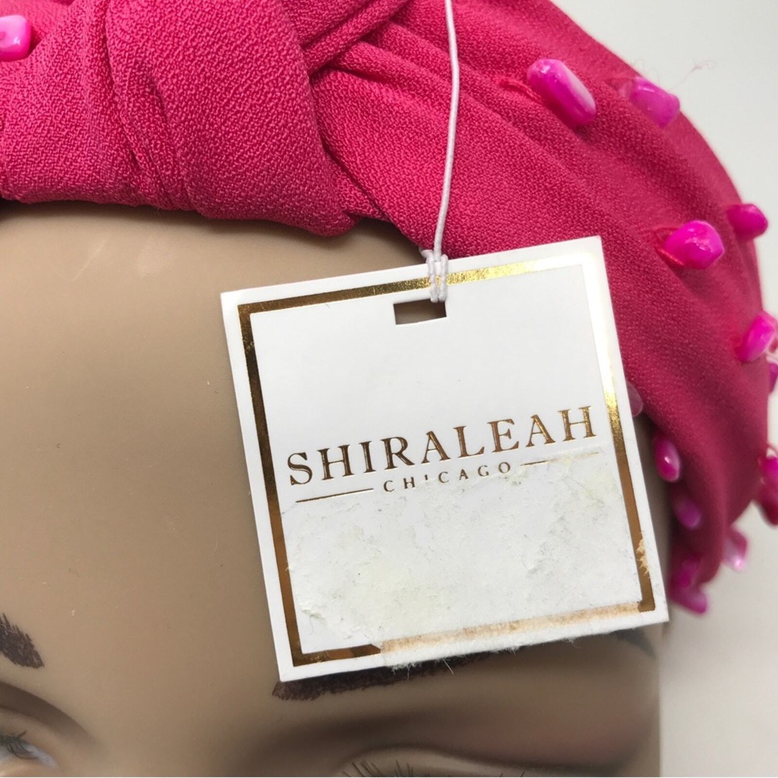 Shiraleah Chicago Knotted Stone Embellished Headband, OS – Pink