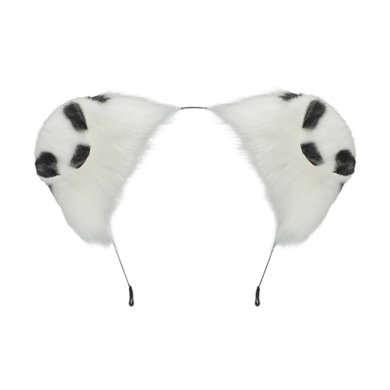 Animal Ear Hair Accessory Cute Dog Design Costume Plush Hair Ornament for Party