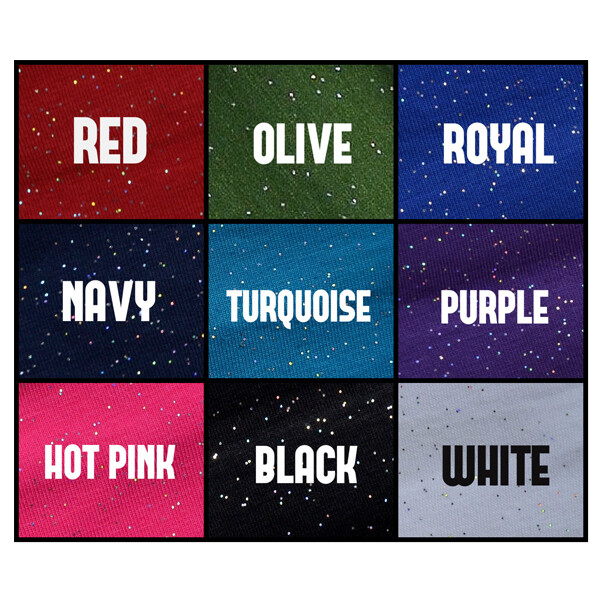 1 Dozen 2 INCH Wide Sparkling Glitter Cotton Stretch Headbands – MANY COLORS!