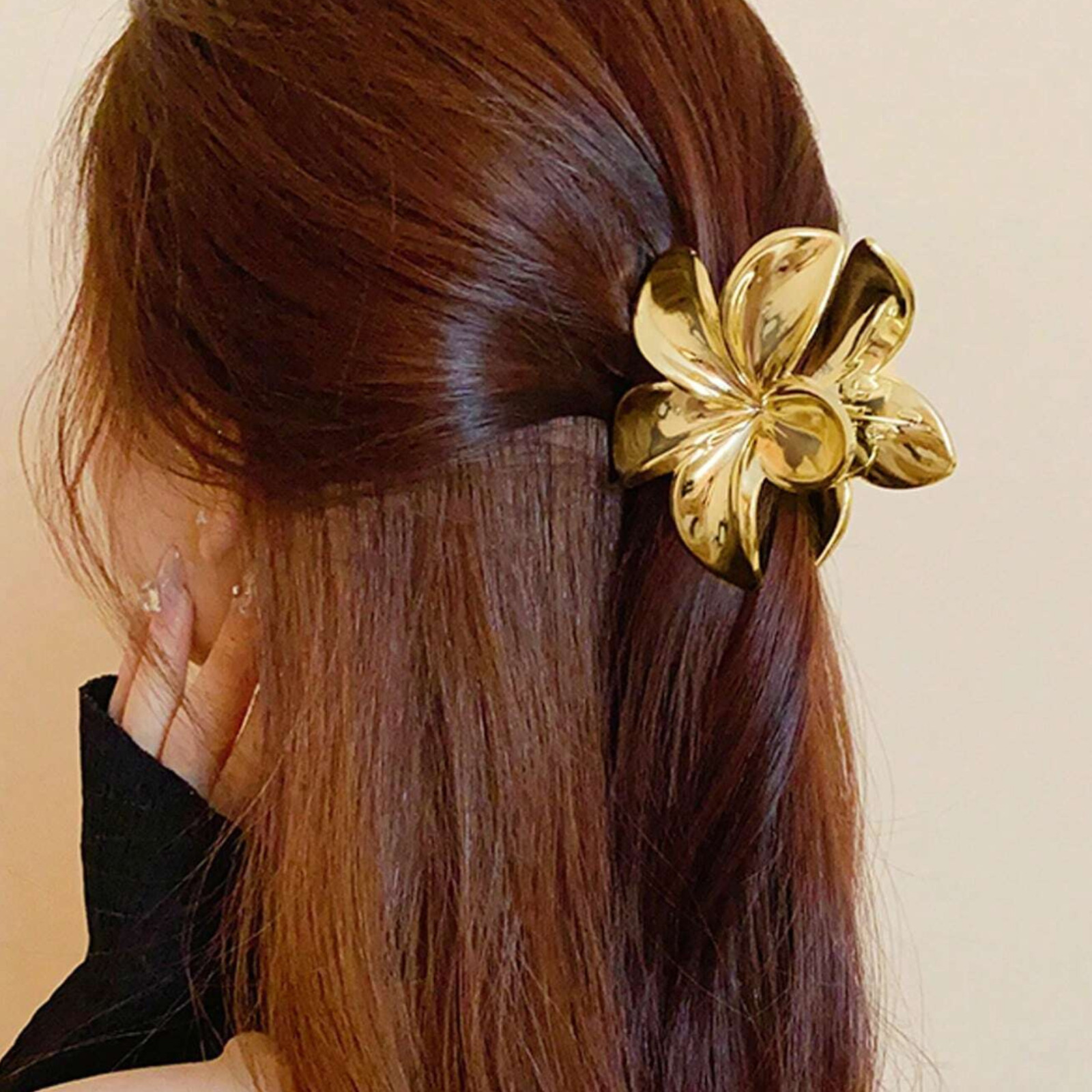Daisy Flower Hair Claw Clip Thick Hair Women Large Boho Gold Pink Blue Jaw