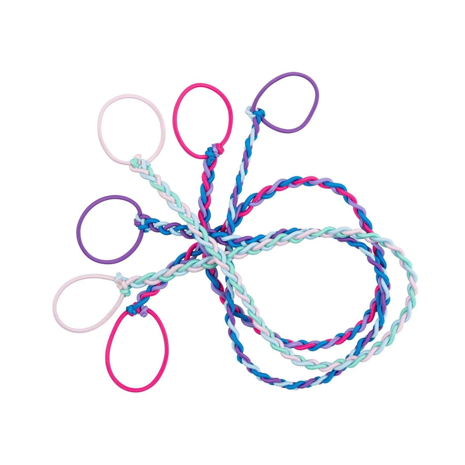 Regular Soft Tangle-Hair Tie for , Nylon Hair Elastic, Colorful Hair Accessor…