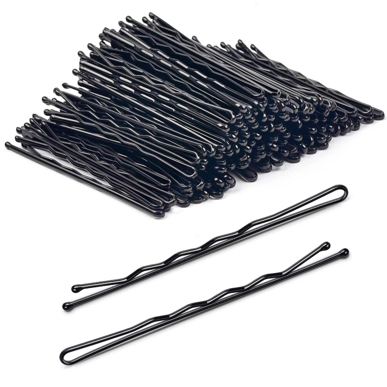 120PCS Jumbo Bobby Hair Pins for Women Girl, Large Black Bobby Pins 2.75Inches w