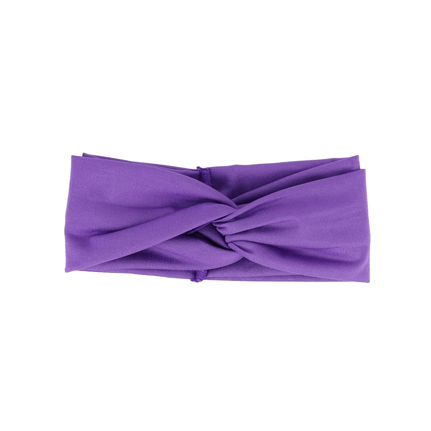 Motique Accessories Burgundy Solid Twist Turband Headwrap Hair Band for Women
