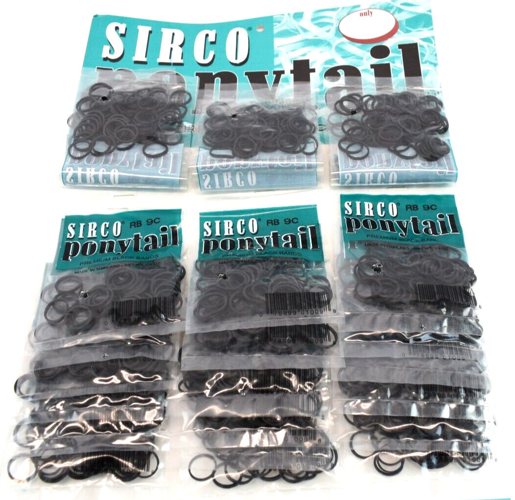 450 Pcs Small Black Elastic Hair Ties Ponytail Dreadlocks Braids Rubber Bands