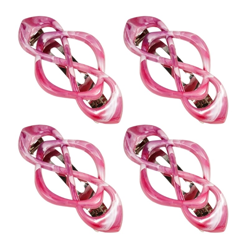 ABS Plastic Half Ponytail Clip Quick Styling Solution For Work School Event