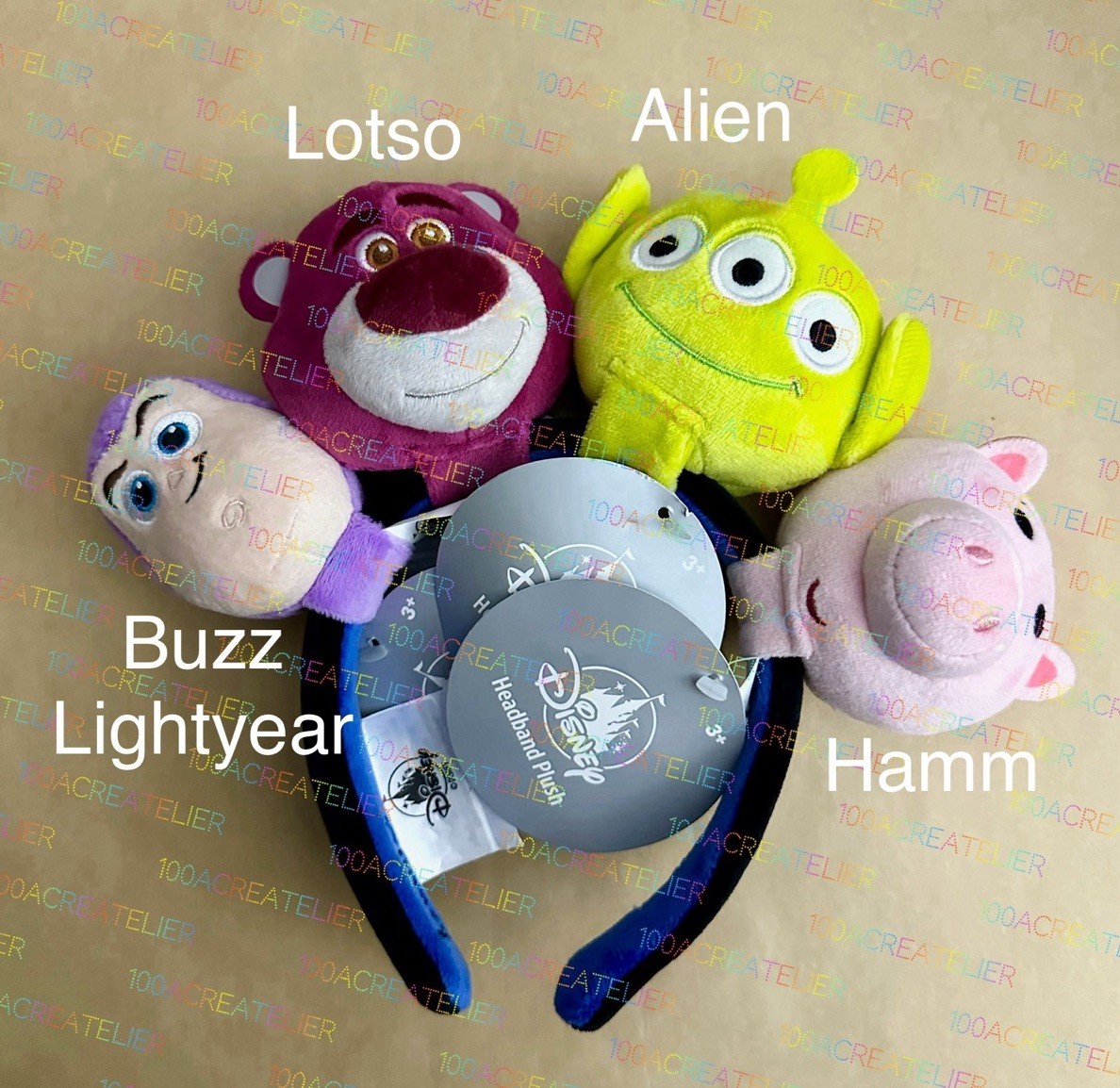 Disney Parks Create Your Own Character Plush Ears Headband