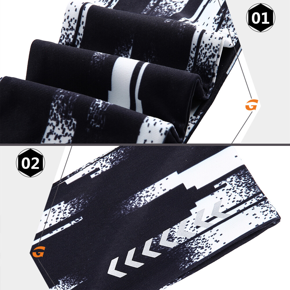 Winter Fashion Knitted Headband Reflective Sweatband for Cycling Hiking Running