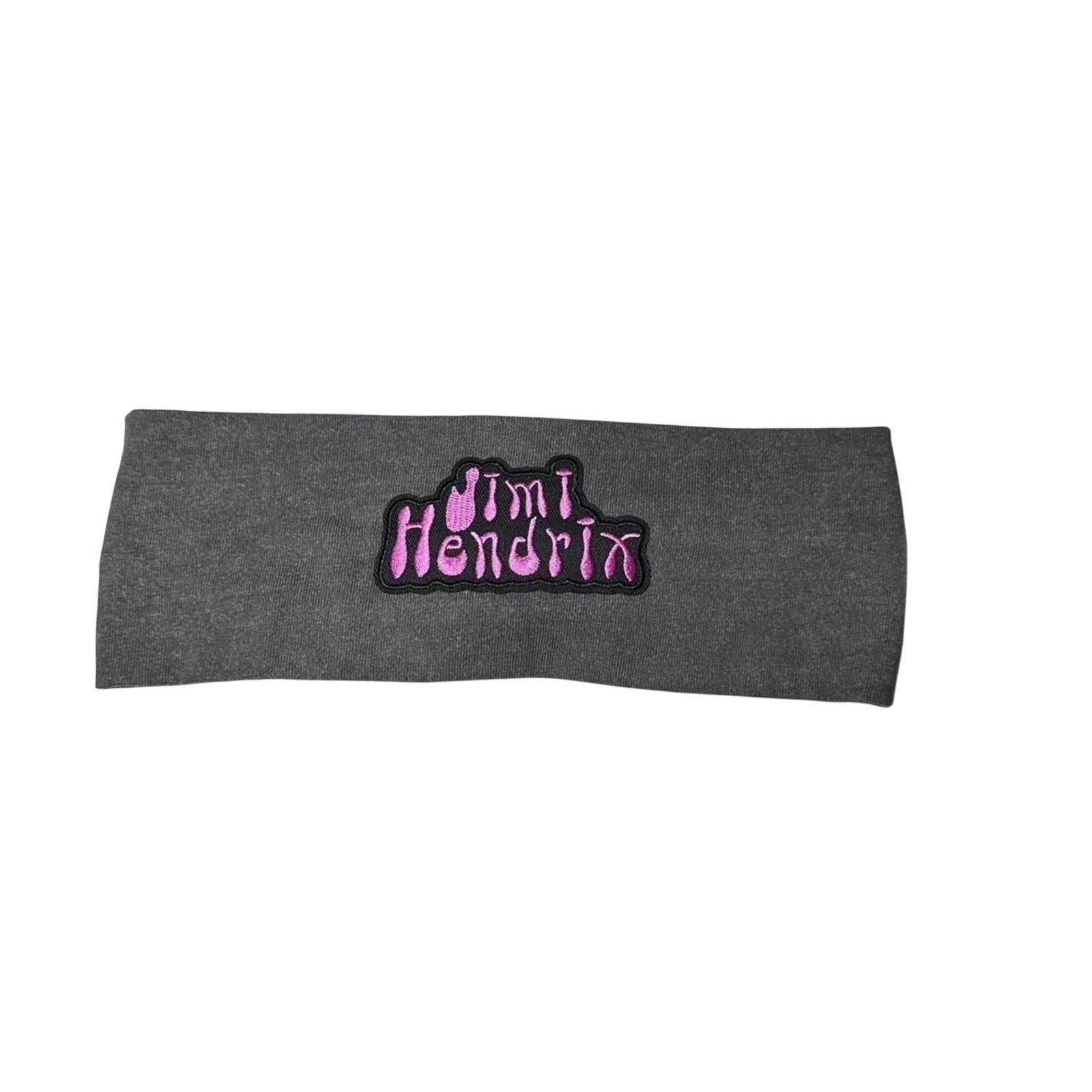 Jimi Hendrix Gray and Pink Headband handmade