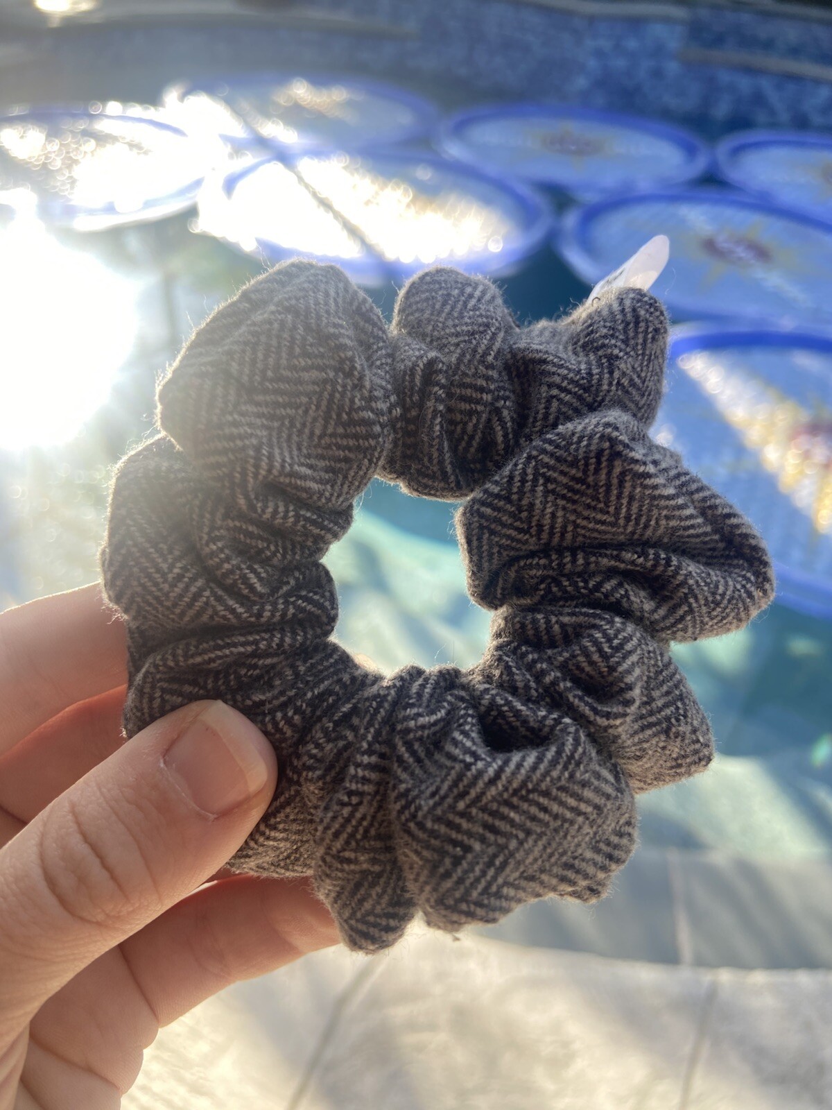NEW Handmade Scrunchies Regular Size. 3 Pack