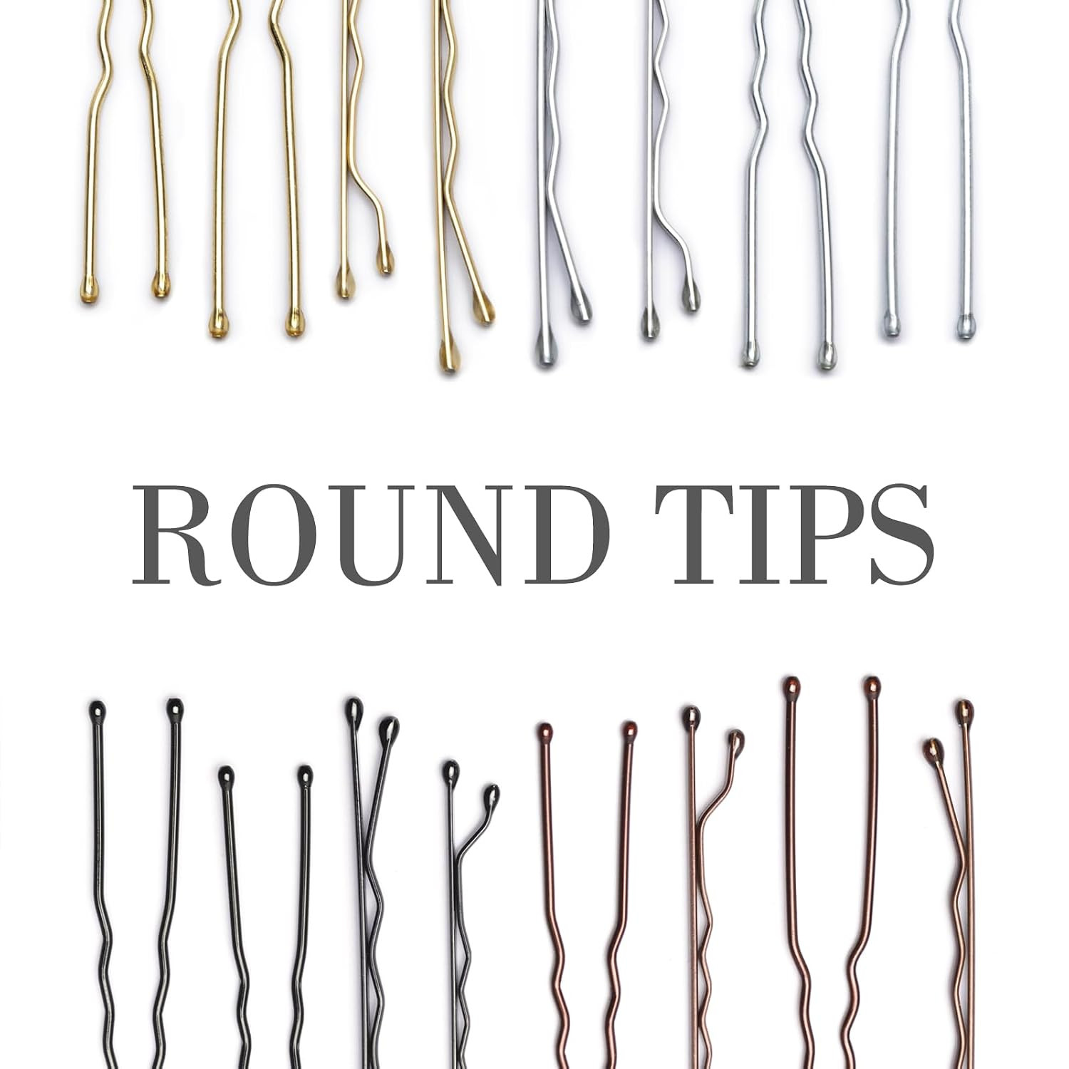 200 Pcs Bobby Pins U Shaped Hair Pins Kit for Women, Silver | Versatile Size, Bu