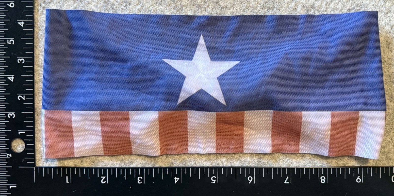 Bondiband Headband 4” Taper Back Wicking Stars & Stripes Superhero Bondi Band