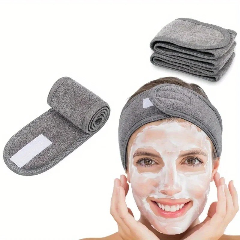 Soft Headband for Eyelash Extensions Makeup Spa Face Wash Adjustable Hair Band