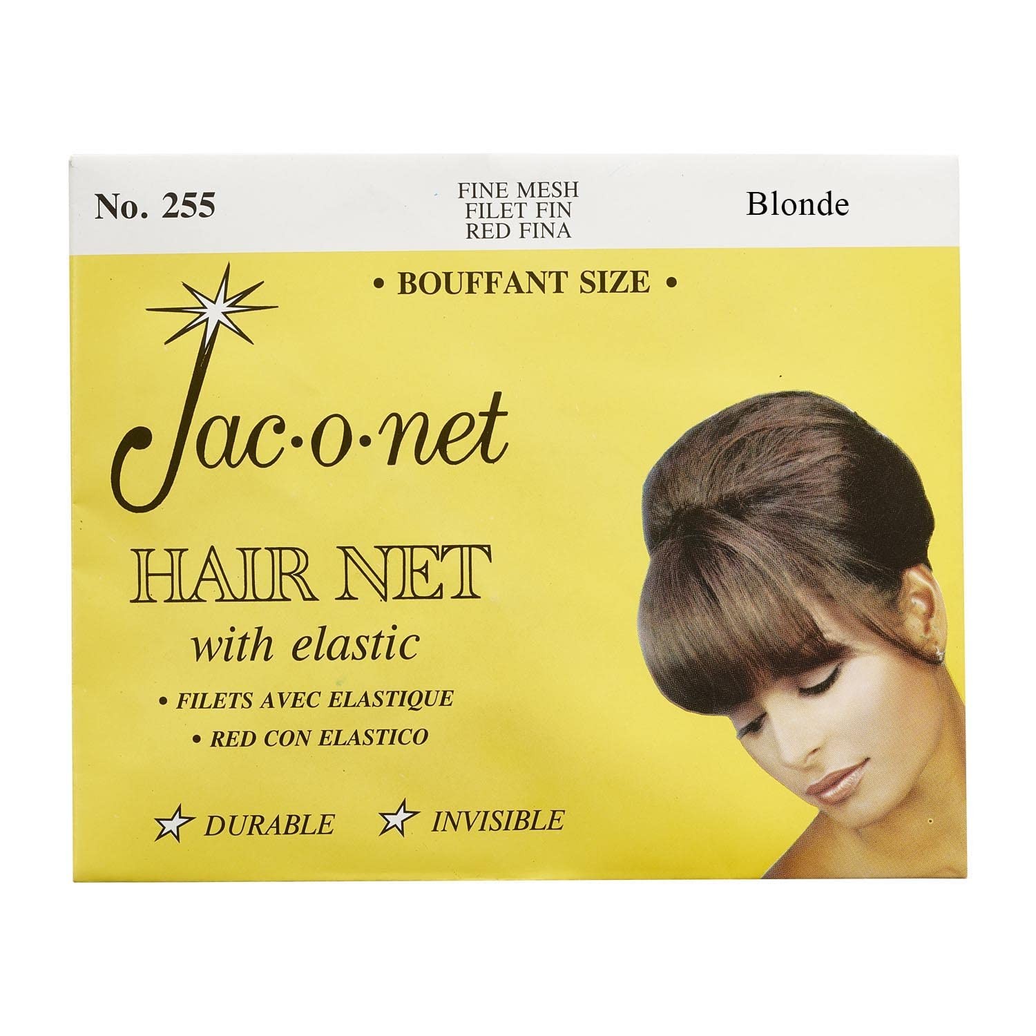Blonde Tiny Mesh Hair Net Bouffant Large Size Styling Accessories 12 PCS