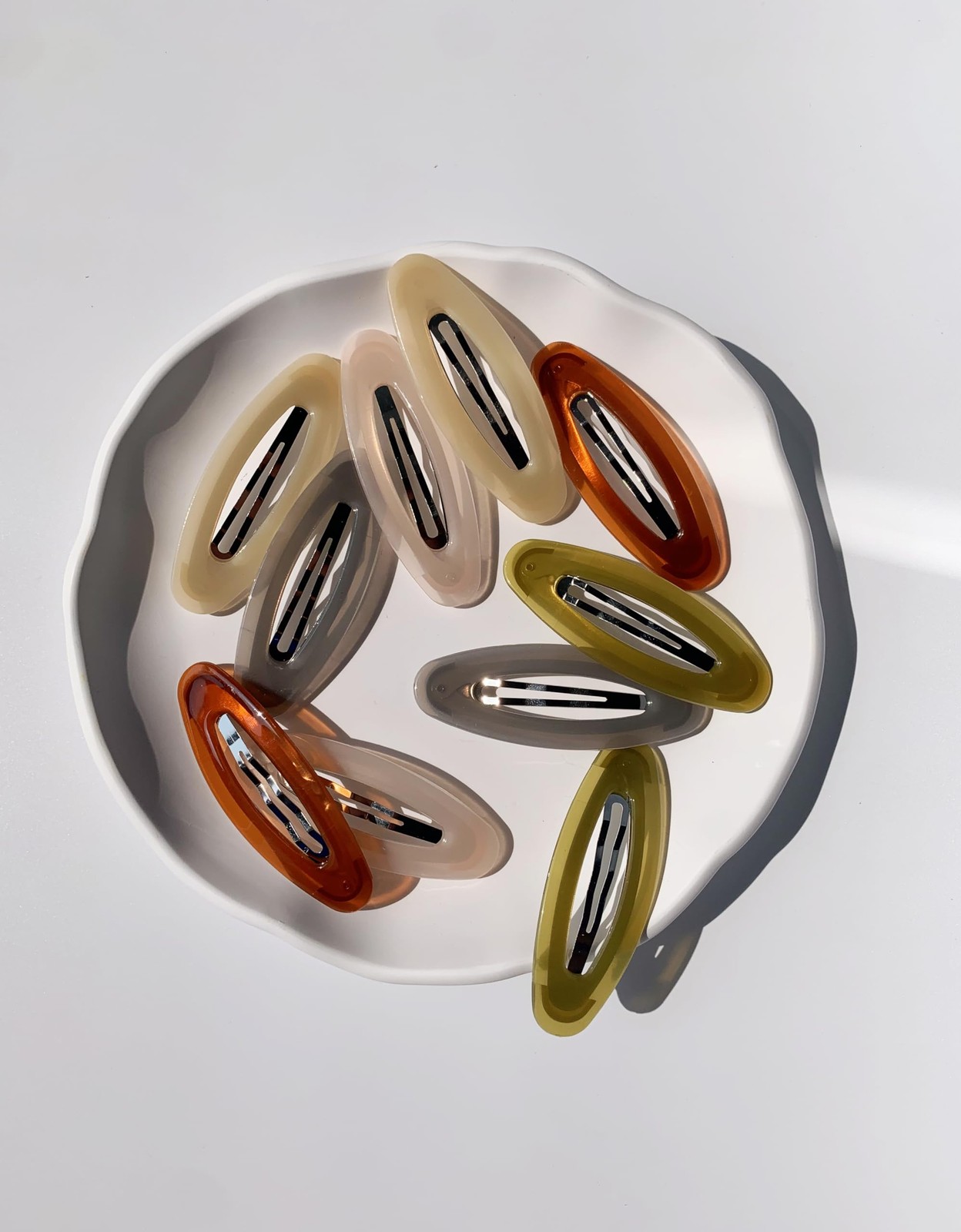 Lemeilleur 10 Pieces 3.2 Inch Big Oval Shape 1 Count (Pack of 10), Multicolor