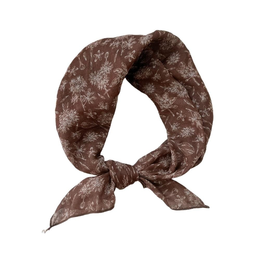 Retro Style Large Cotton Blend Hair Bandana Headband Head Wrap 24×24 in