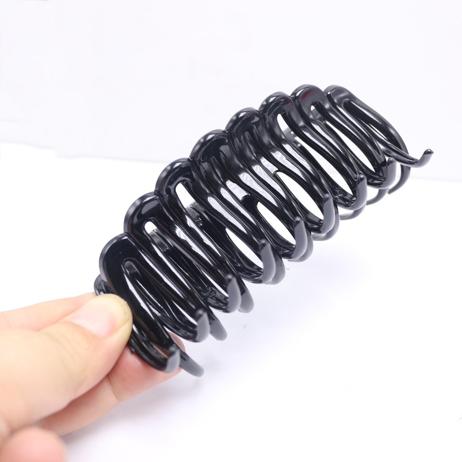 4 pcs Fashion Plastic Non slip Strong Hair Claw Clips 5″ Curly Stylish Big Larg