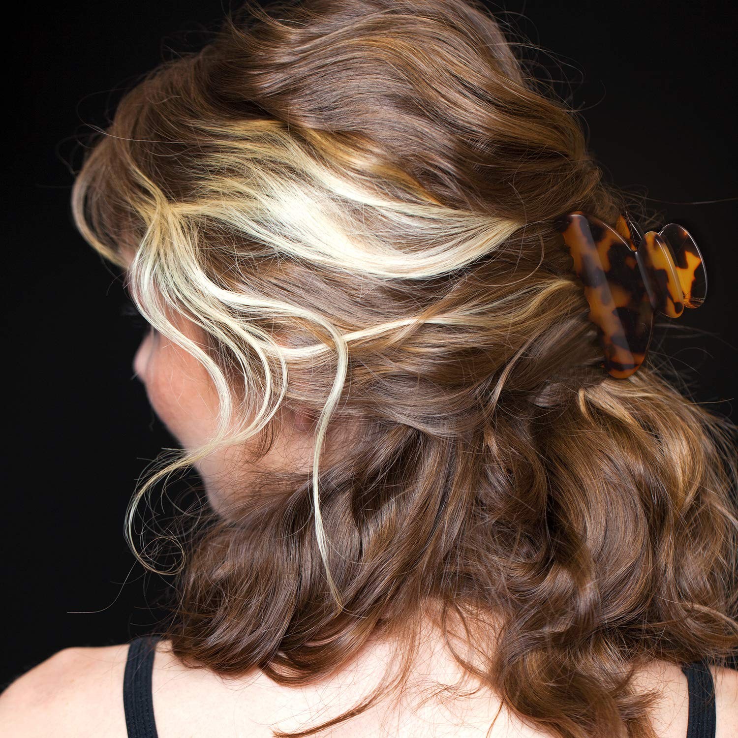 6 Pieces Tortoise Shell Hair 6 Count (Pack of 1), Assorted,Tortoise