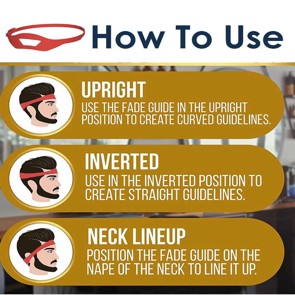1x Reliable Facial Hair Shaping Template Compatible with Home Grooming Practices