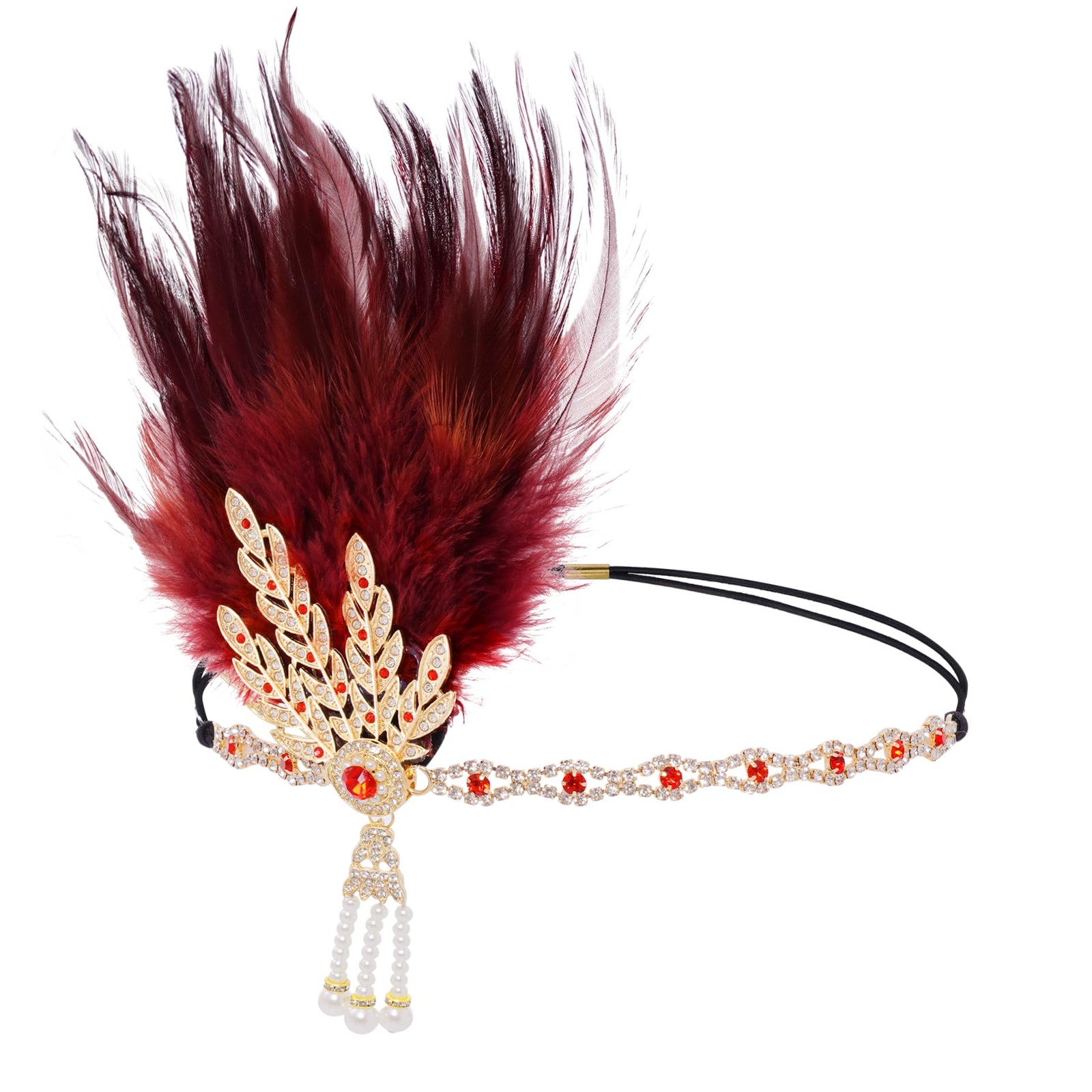 Flapper Headband Roaring 20s Headpiece Great Gatsby Headpiece for Women